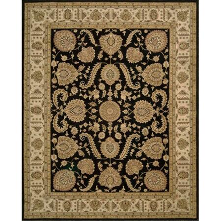 NOURISON Heritage Hall Area Rug Collection Black 8 Ft 6 In. X 11 Ft 6 In. Rectangle 99446531322